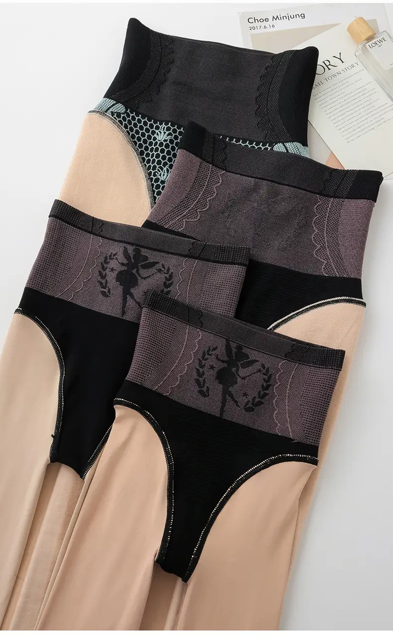Light Leg Artifact for Women's fleece-lined Autumn and Winter Naked Black Skin-penetrating Pressure Skinny Legs Hip-lifting Warm Flower Fairy Black Silk Water Light Socks — feature 11