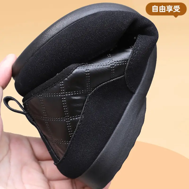 2025 New Winter Fashion Versatile Snow Boots Fleece-Lined Thickeneded Warm Anti-Slip Cotton Boots Soft Sole Comfortable Cotton Boots - Image 6