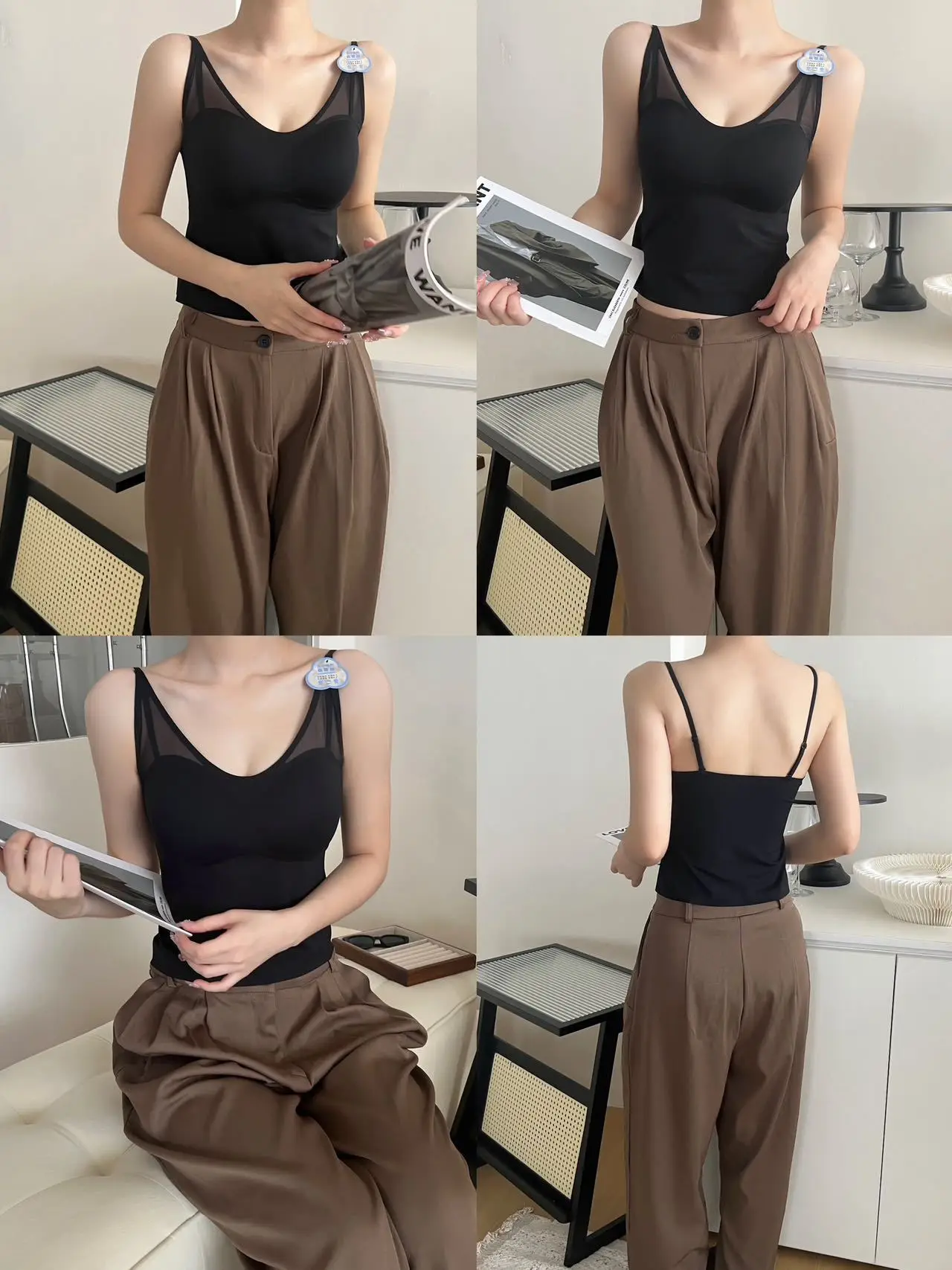 Traceless Belted Camisole Plus Size Anti-Running — feature 33