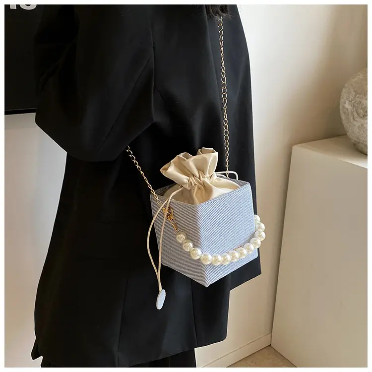Women Beaded Pearl Shoulder Bag 2024 Autumn — feature 24