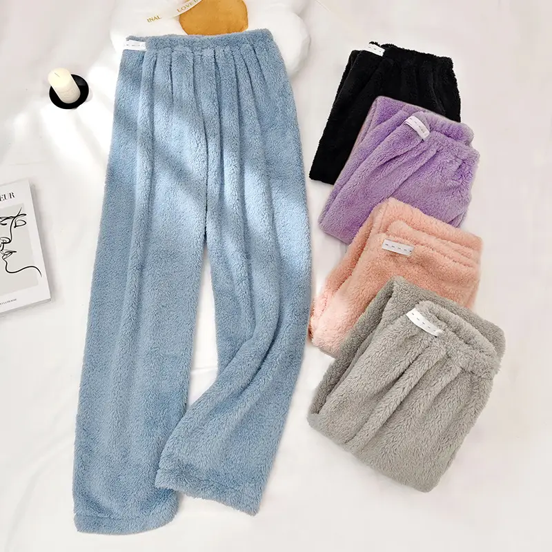 Maternity Pants Winter Fleece 280g Adjustable Waist - Image 11