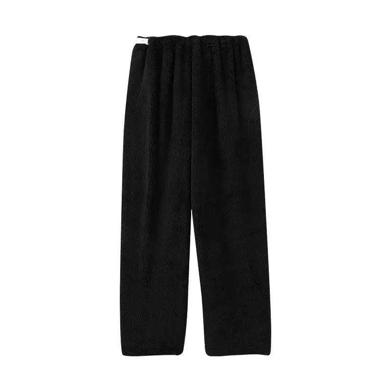Winter Warm Pants Black Fleece 280g Adjustable Belt - Image 13