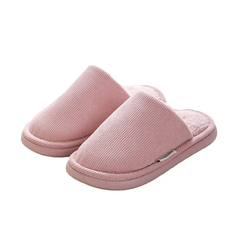 Cotton Slippers for Women, Autumn and Winter 2026, Indoor Home Thick-Soled Plush Warm Maternity Shoes, Breathable for Winter and Summer