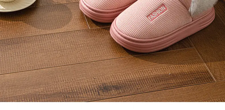 Winter Cotton Slippers Thickened Warm 2024 New Home Couple Indoor Non-slip Moon Shoes Bag with Cotton Shoes for Women — feature 20