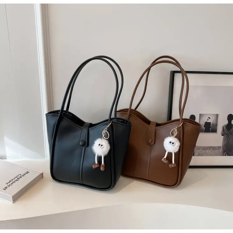 Korean Style Shoulder Bag for Women, Cream Brown, Large Capacity β feature 15
