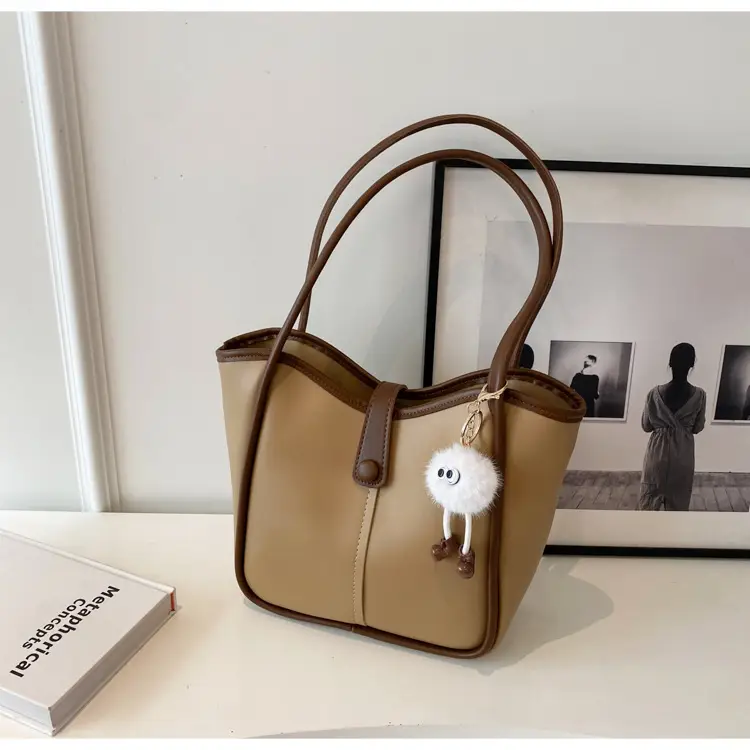 Korean Style Shoulder Bag for Women, Cream Brown, Large Capacity β feature 20