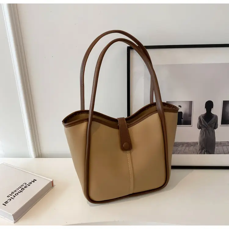 Korean Style Shoulder Bag for Women, Cream Brown, Large Capacity β feature 21