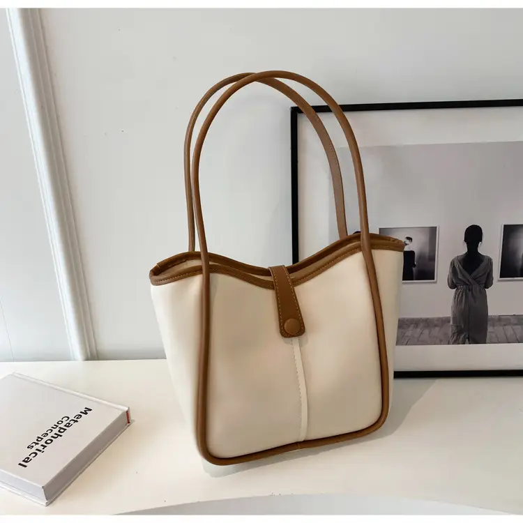 Korean Style Shoulder Bag for Women, Cream Brown, Large Capacity β feature 22