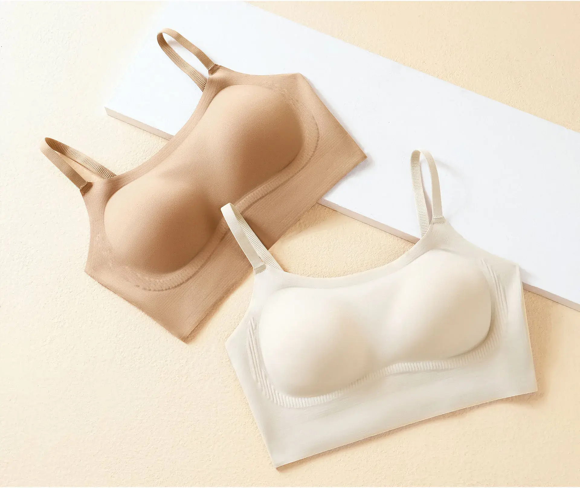 Women's W-Shape Soft Support Push-Up Bra Non-Steel Rings — feature 3