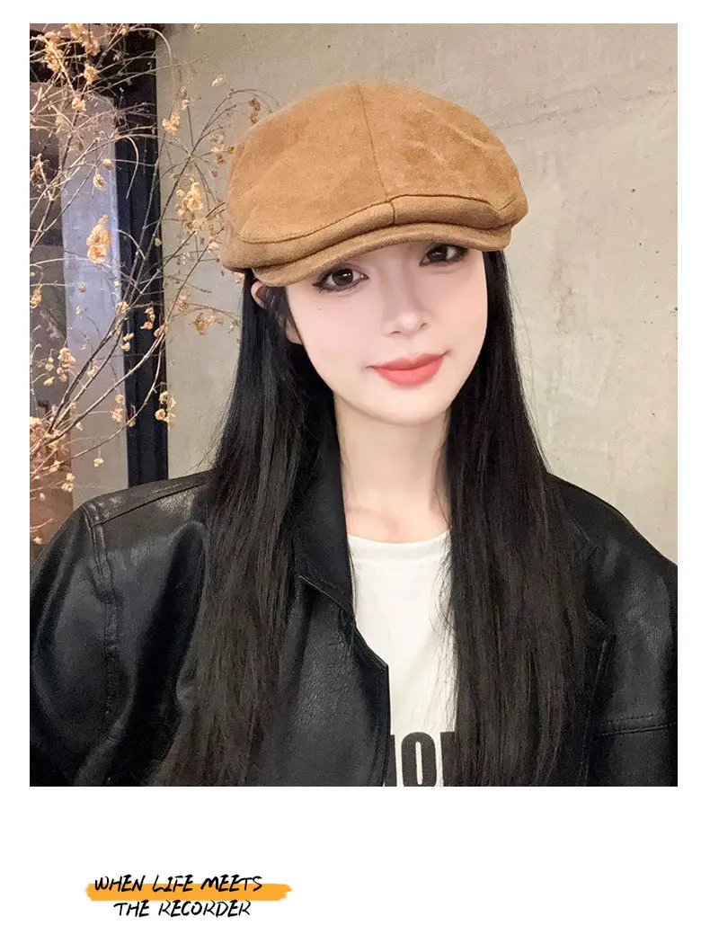Maillard Suede Forward Cap Women's 2024 All-match Winter Cap — feature 11