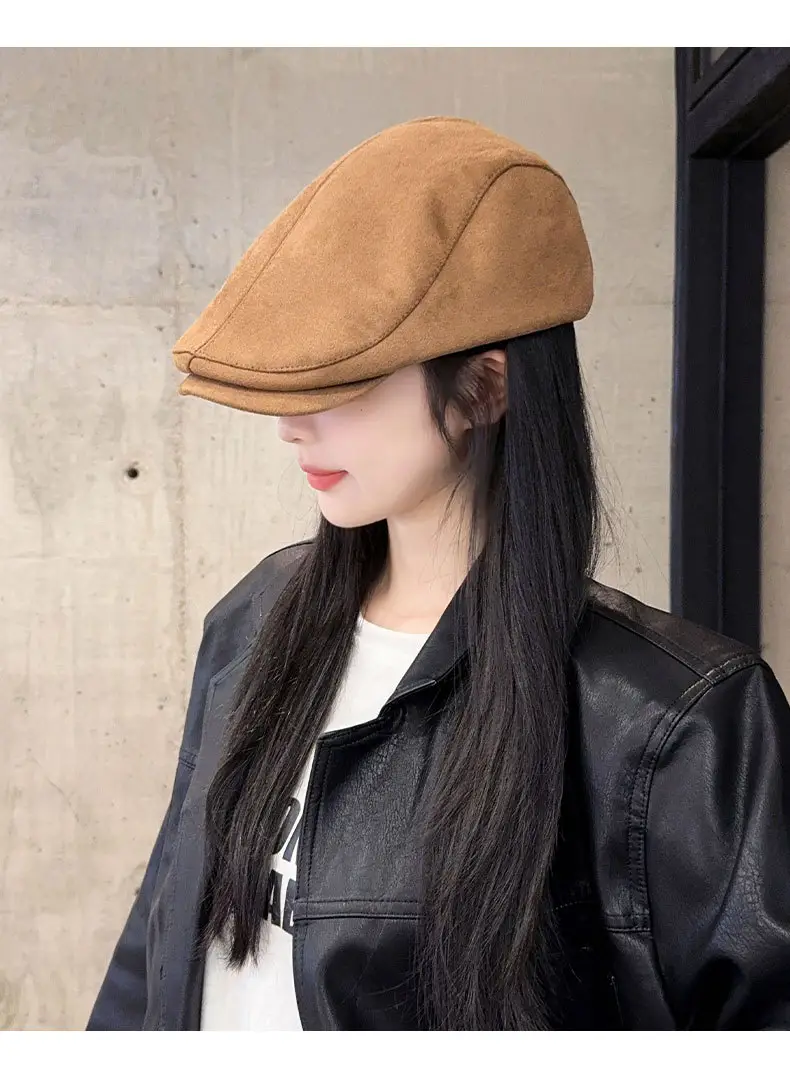Maillard Suede Forward Cap Women's 2024 All-match Winter Cap — feature 16