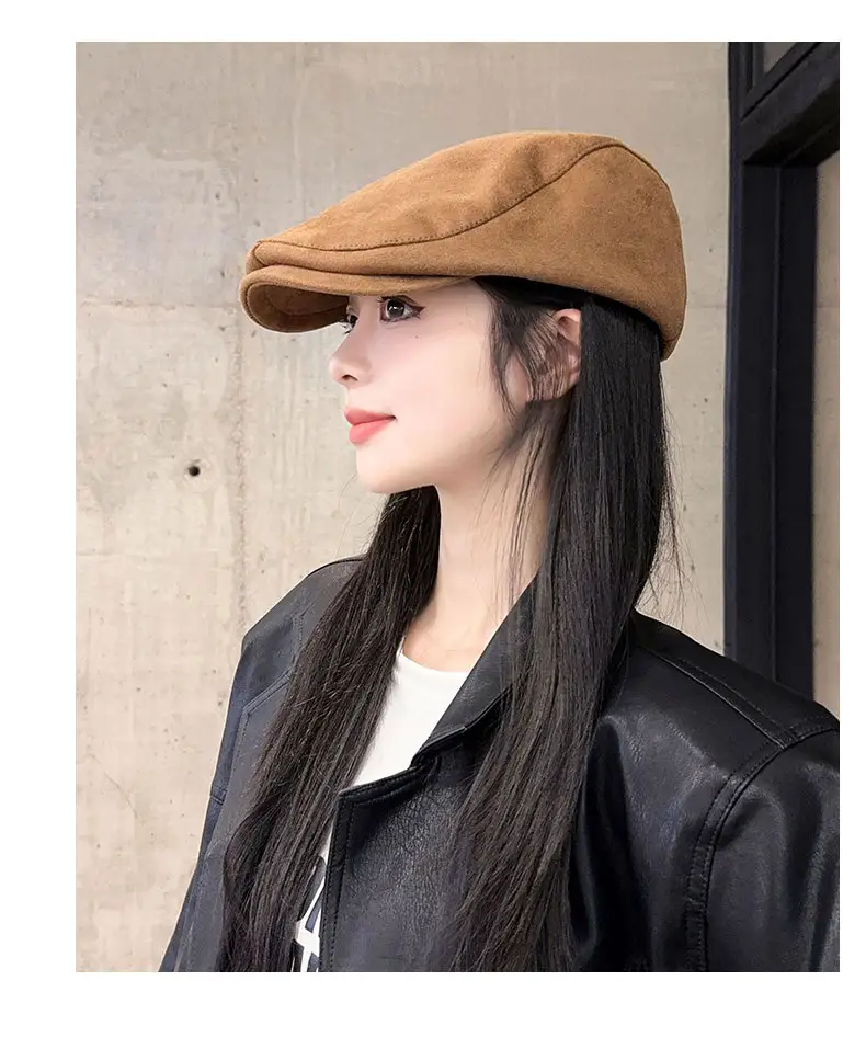 Maillard Suede Forward Cap Women's 2024 All-match Winter Cap — feature 17