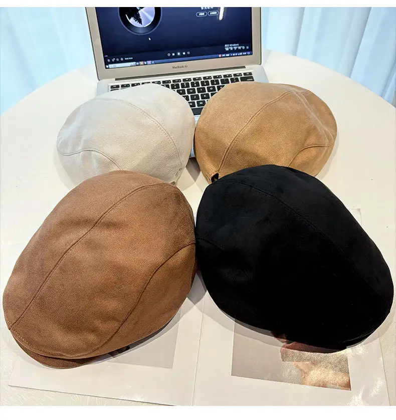 Maillard Suede Forward Cap Women's 2024 All-match Winter Cap — feature 22