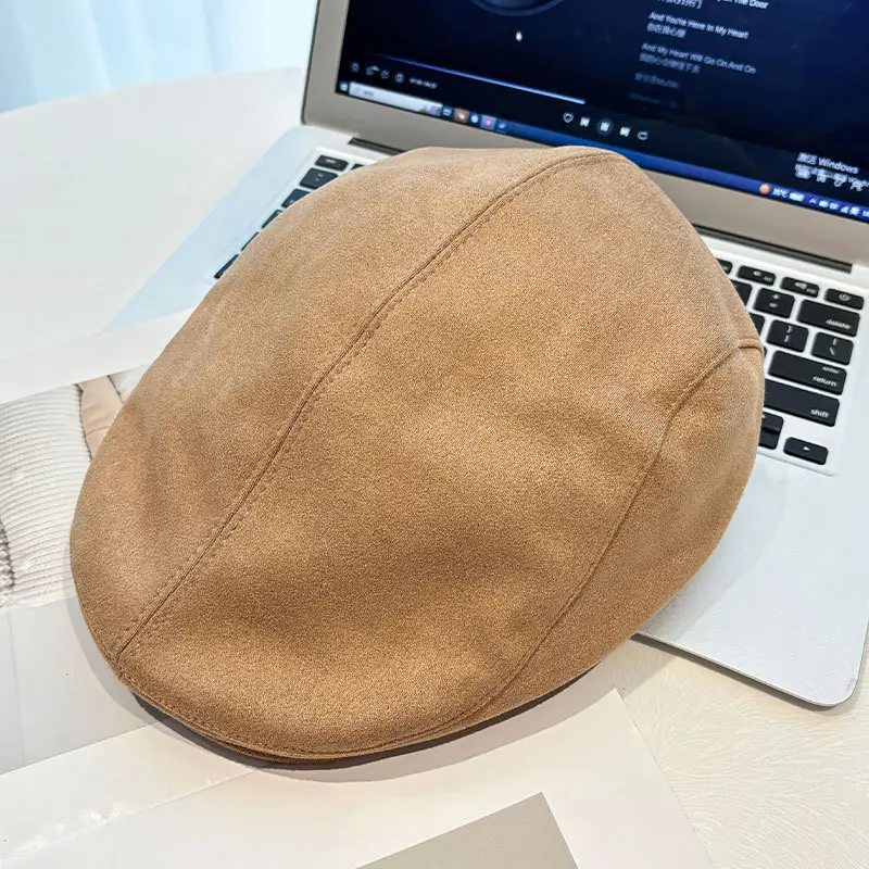 Maillard Suede Forward Cap Women's 2024 All-match Winter Cap - Image 3