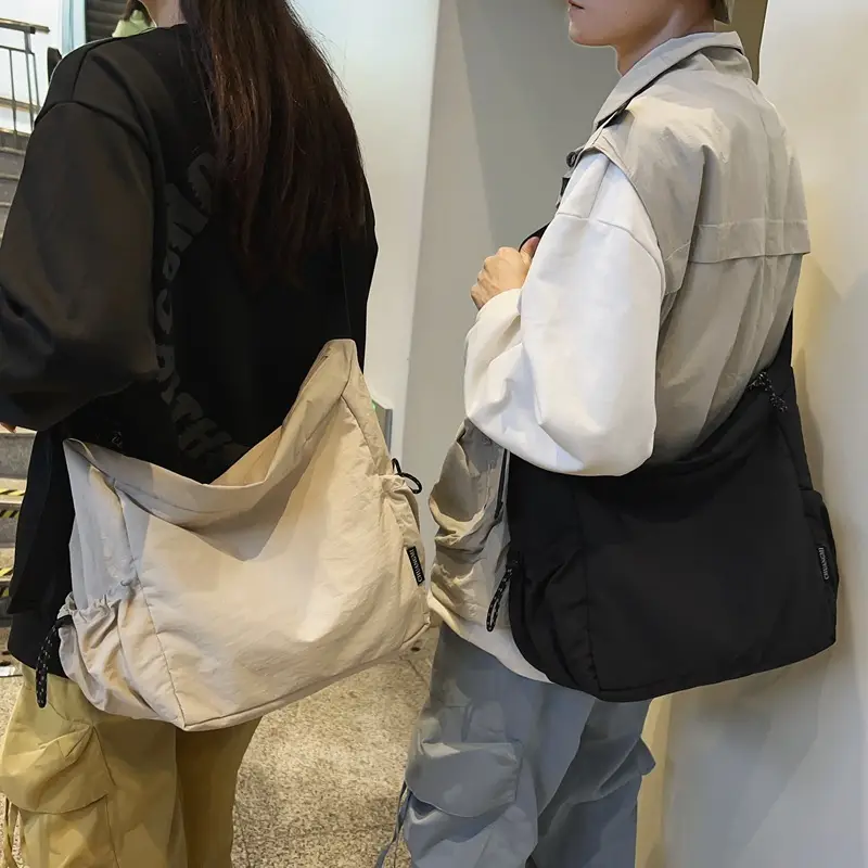 Retro Nylon Shoulder Bag Women's Large Capacity Crossbody - Image 6