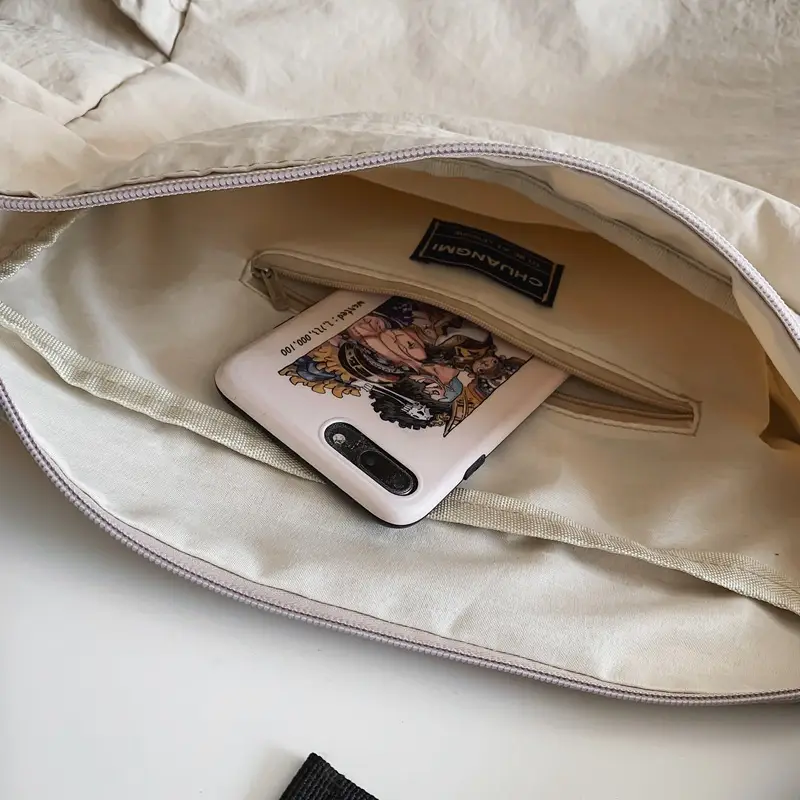 Retro Nylon Shoulder Bag Women's Large Capacity Crossbody - Image 9