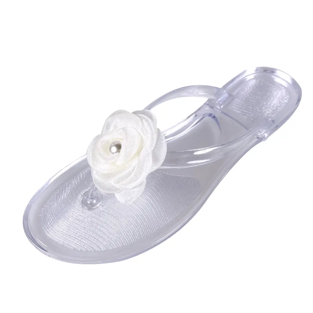 Y2 Amazon Casual Sandals Transparent Flip-Flops Women's Slippers Pvc Jelly Shoes Flat Shoes Temu Dropshipping - Image 3