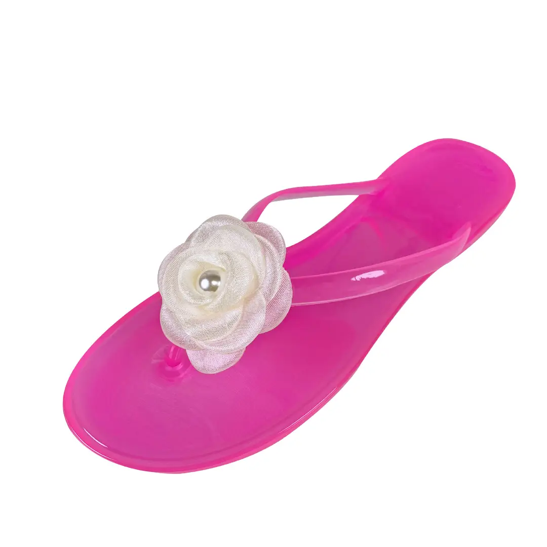 Y2 Amazon Casual Sandals Transparent Flip-Flops Women's Slippers Pvc Jelly Shoes Flat Shoes Temu Dropshipping - Image 4
