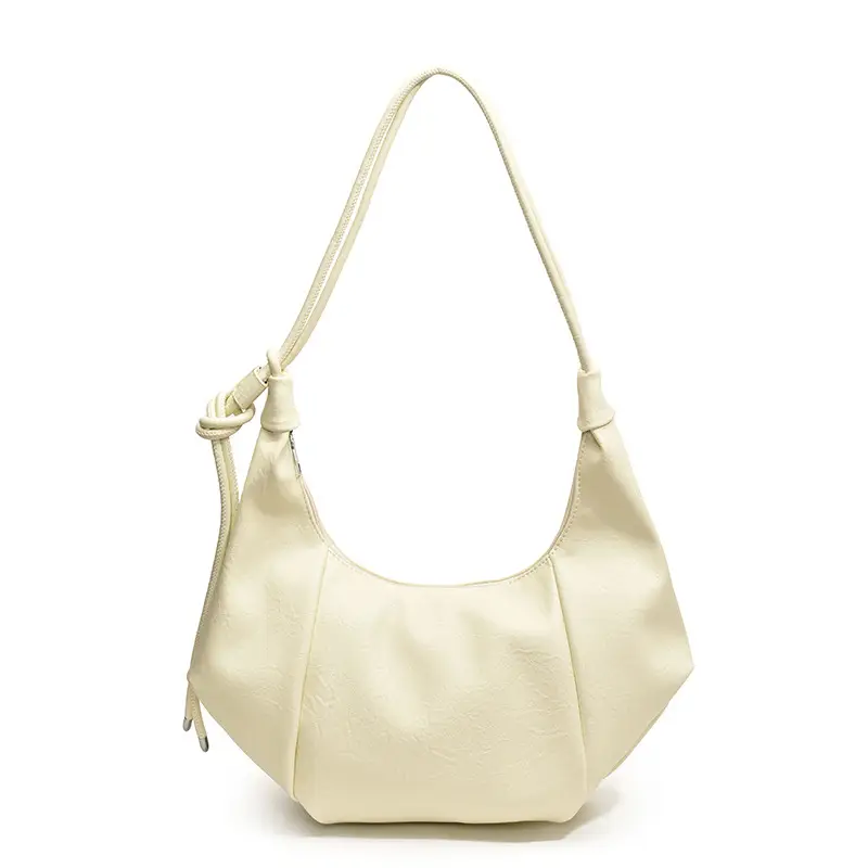 Black Pleated Underarm Bag for Women 2024 - Image 2