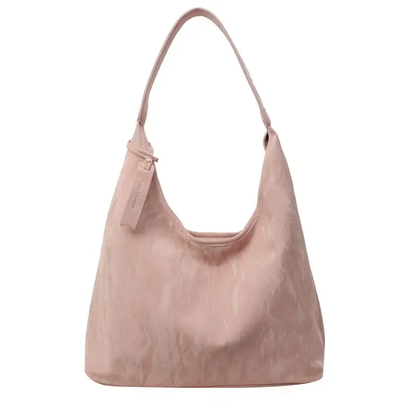 White Korean Style Large Capacity Shoulder Bag for Women - Image 9