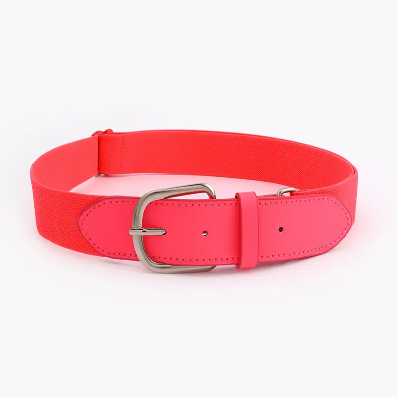 Adjustable Orange Elastic Belt for Men Women Clothing - Image 2