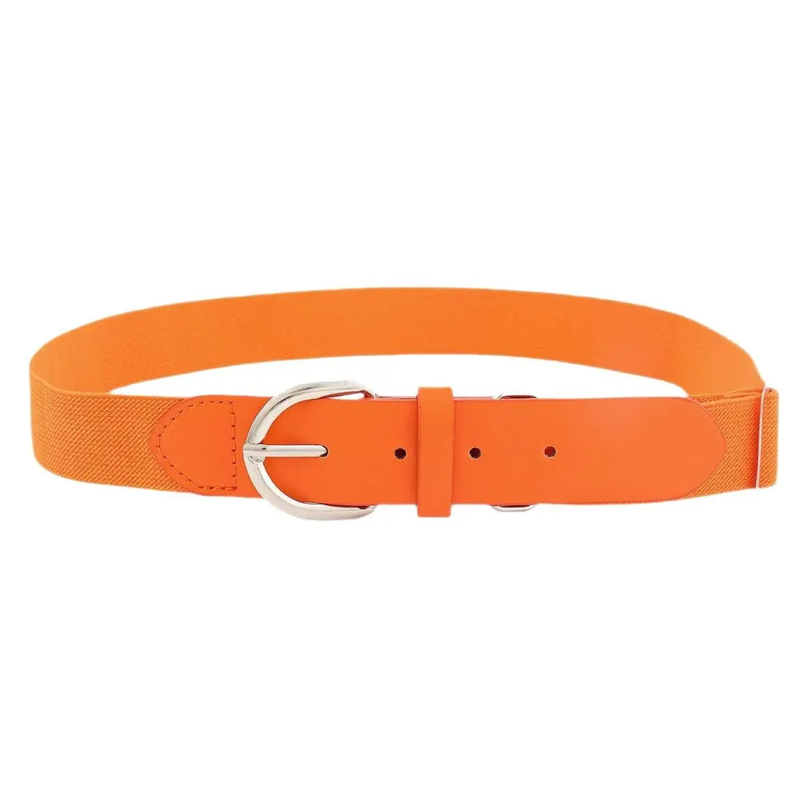 Adjustable Orange Elastic Belt for Men Women Clothing - Image 5