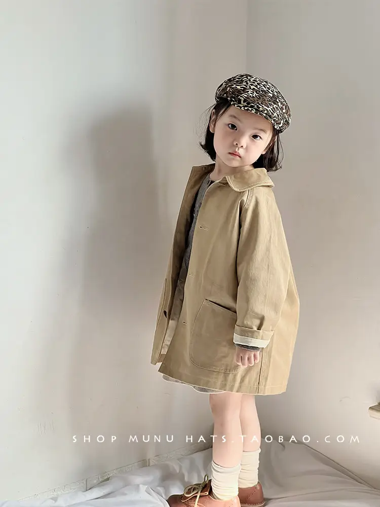 Leopard Print Forward Cap for Kids Spring Autumn — feature 15