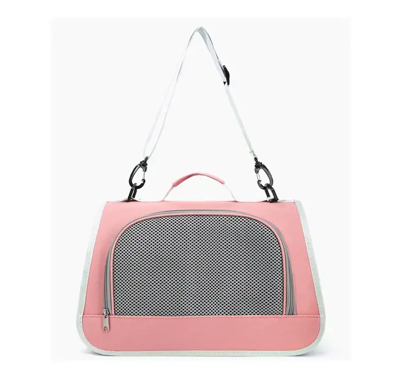 Foldable Pet Bag Blue Mesh Portable Cat Bag — feature 21