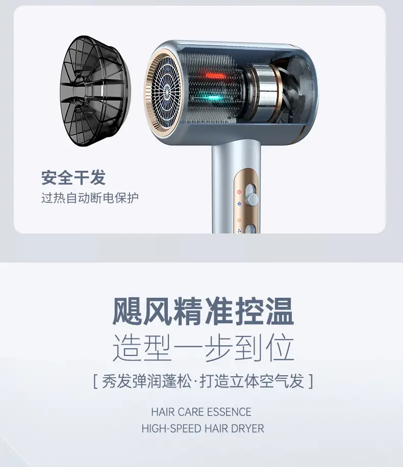 2100W-2400W High Power Hair Dryer with Safety Protection — feature 8