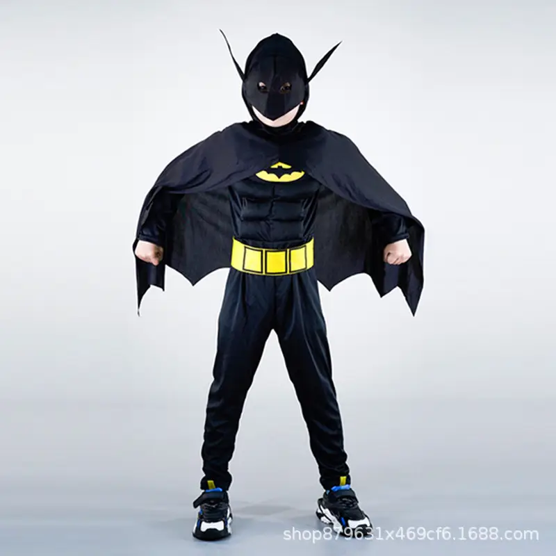 Halloween Kids COS Iron Man Hulk Captain America Optimus Prime Clothes Spider Flash Costume
