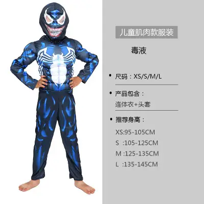 Halloween Kids COS Iron Man Hulk Captain America Optimus Prime Clothes Spider Flash Costume