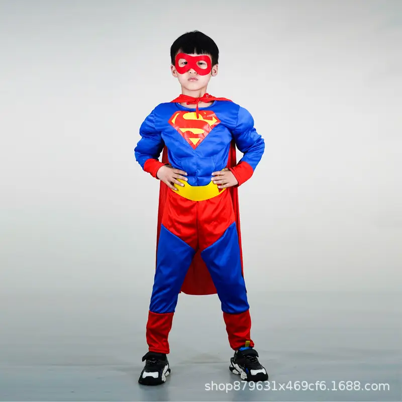 Halloween Kids COS Iron Man Hulk Captain America Optimus Prime Clothes Spider Flash Costume