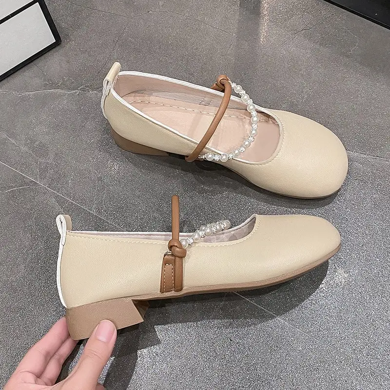 Elegant Mary Jane Flat Heels for Girls Spring Summer - Image 5