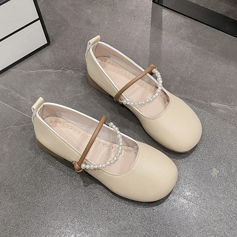 Elegant Mary Jane Flat Heels for Girls Spring Summer - Image 2