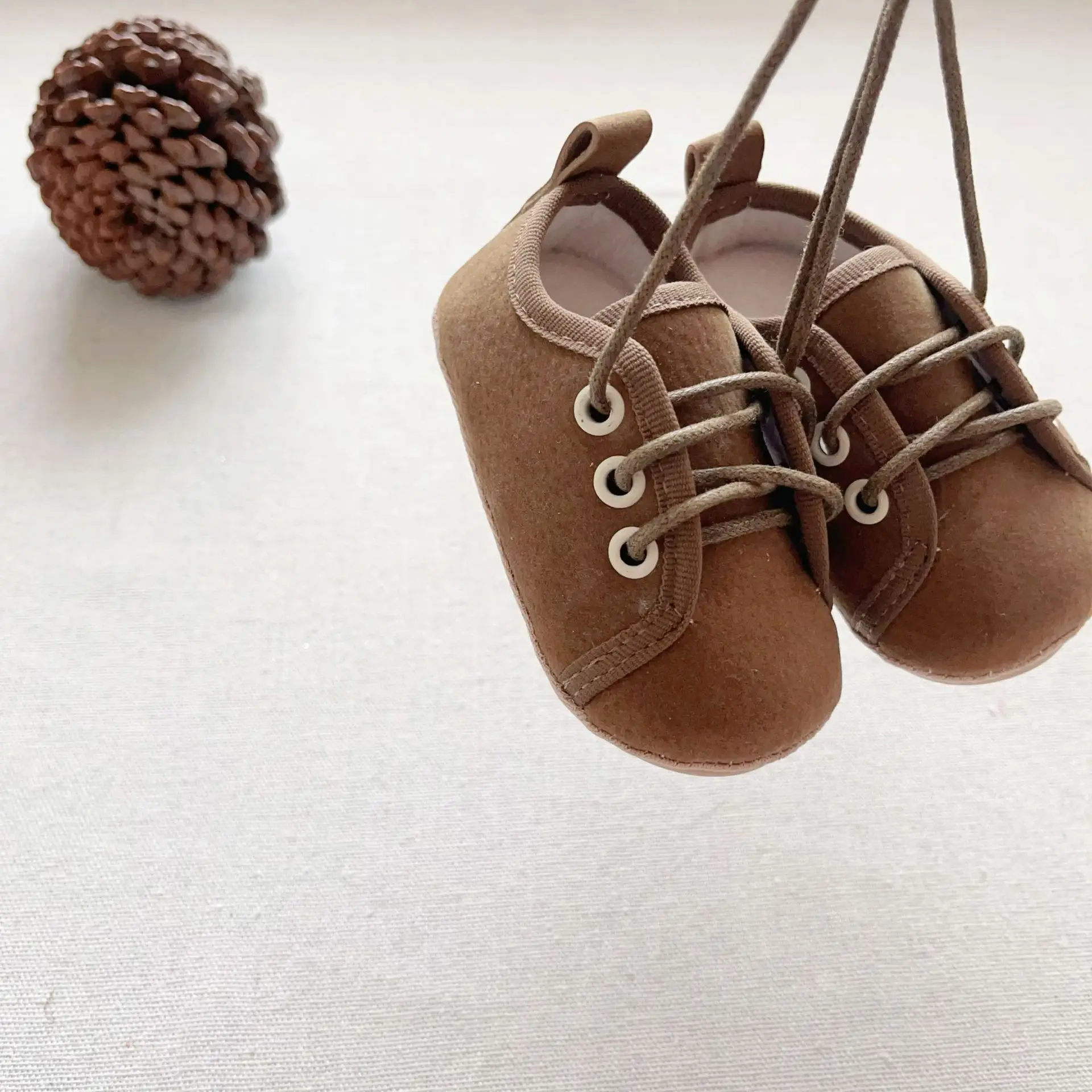 Korean Style Baby Shoes Warm Velvet Lining Non-Slip Sole
