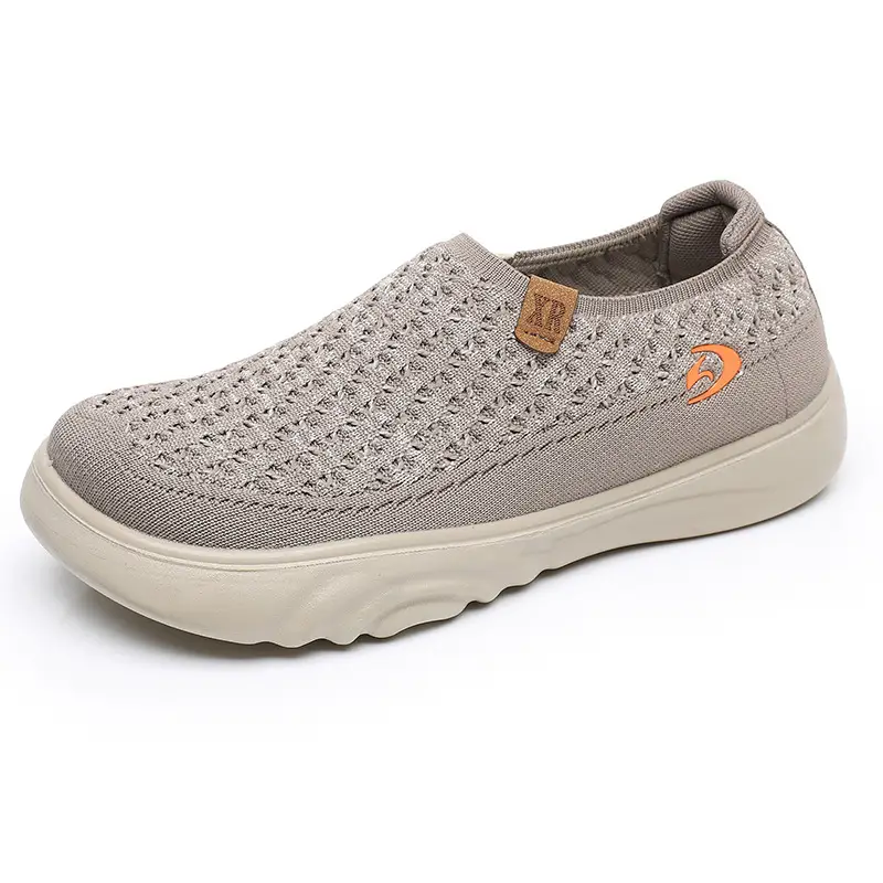 2025 Grey Fly-Knit Slip-On Shoes for Women - Image 9