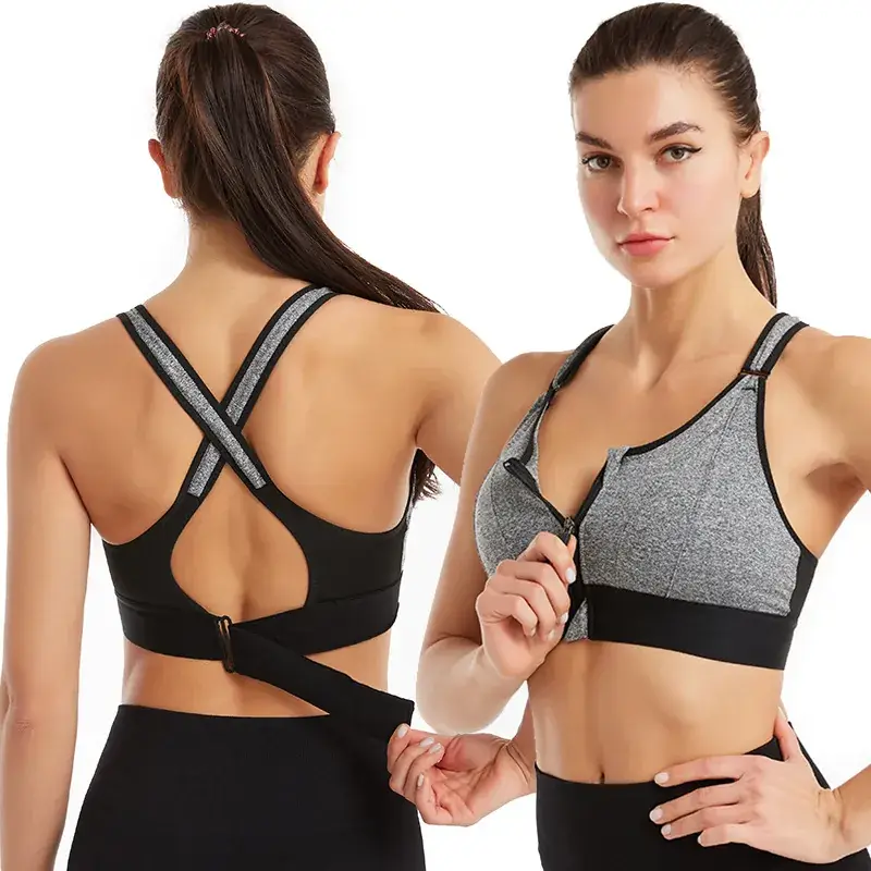 Wire-Free Adjustable Sports Bra for Women - Image 4