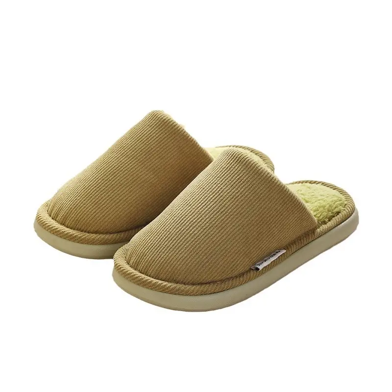 Thick-Soled Cotton Slippers for Women, Autumn and Winter 2026 New Model, Indoor Non-Slip Couple's Warm Floor Slippers for Men in Winter - Image 11
