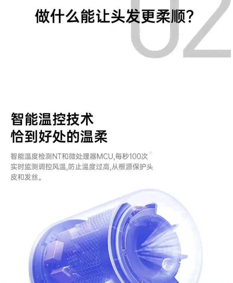 Leafless Hair Dryer with 12 Wind Modes & 4 Temp Settings — feature 7