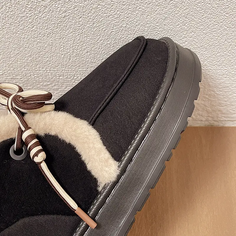 Snow Boots Women's Winter Fashion All-match Short Boots Blanket Thick-bottom EVA Non-slip Thickened Warm Snow Maomao Cotton Shoes - Image 6