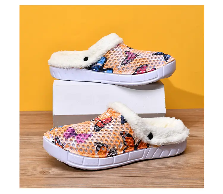 Warm Butterfly Clogs for Girls Autumn Winter — feature 12