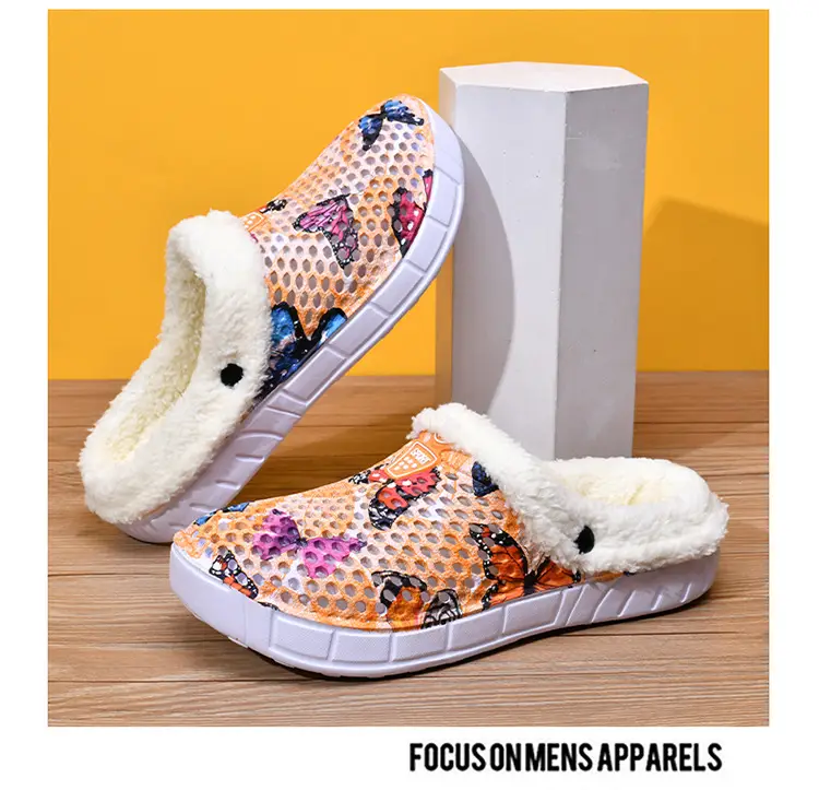 Warm Butterfly Clogs for Girls Autumn Winter — feature 13