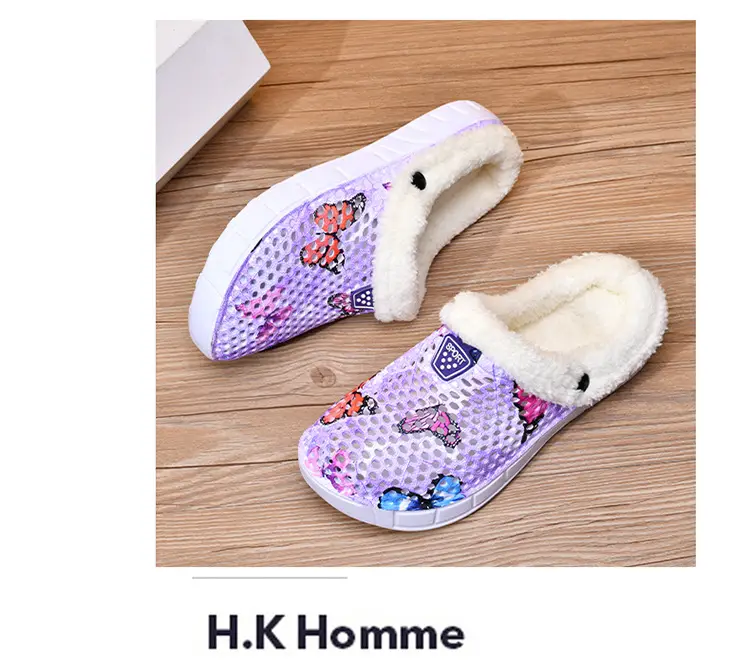 Warm Butterfly Clogs for Girls Autumn Winter — feature 16