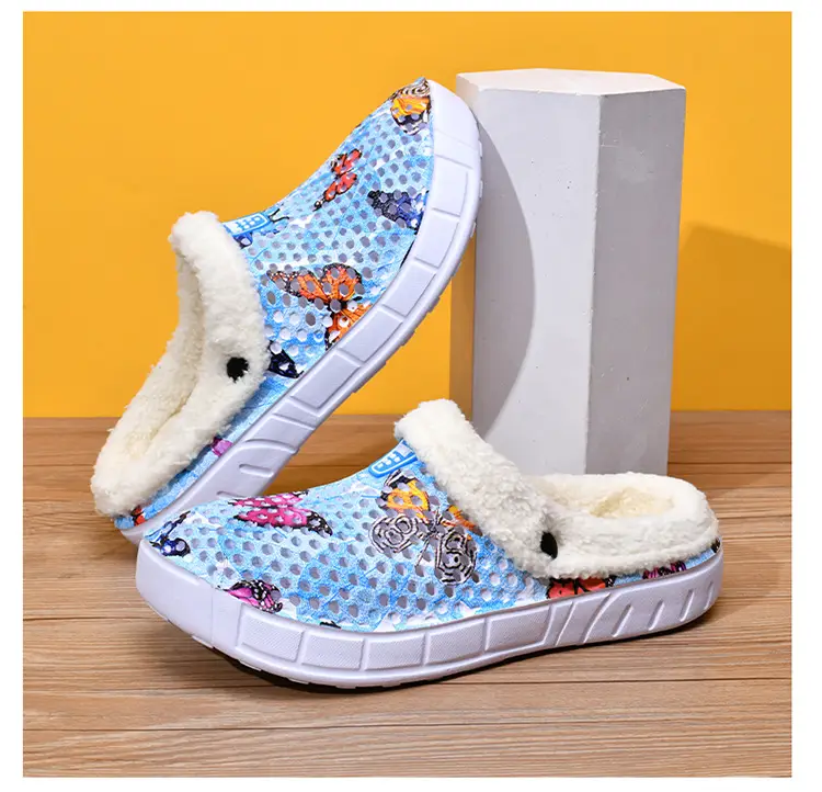 Warm Butterfly Clogs for Girls Autumn Winter — feature 7