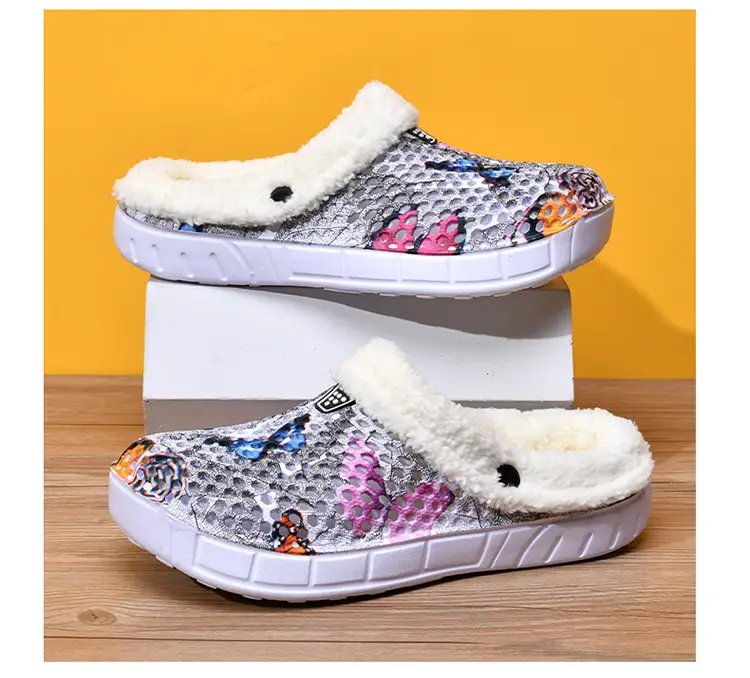 Warm Butterfly Clogs for Girls Autumn Winter — feature 9