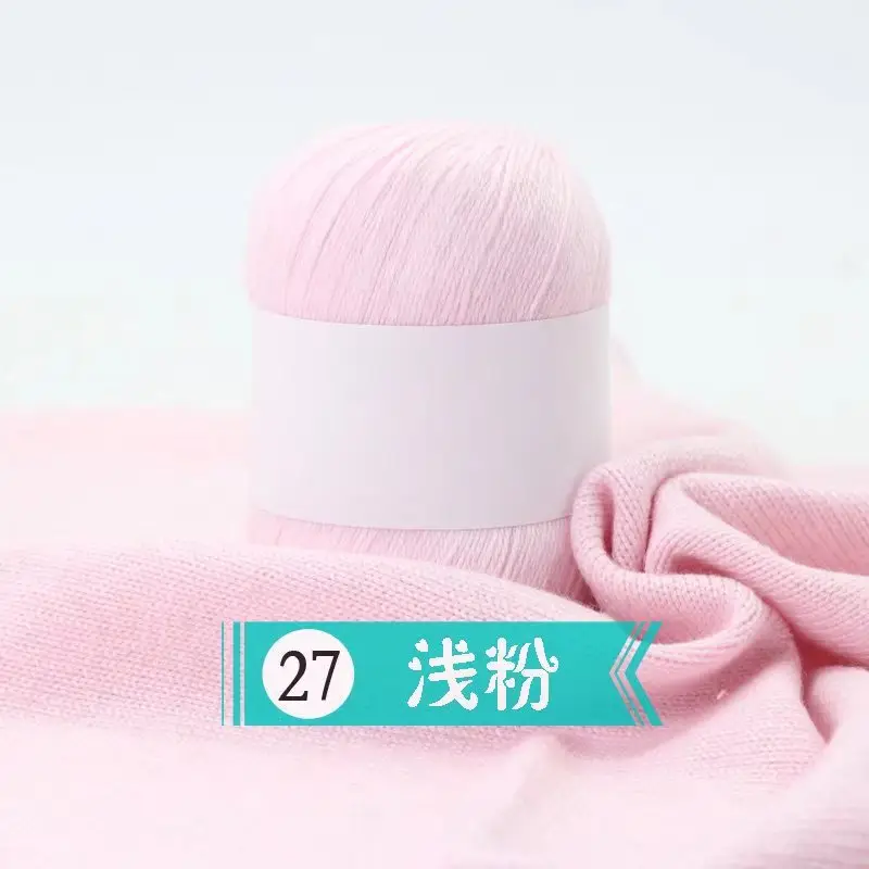 Factory wholesale three-strand cashmere wool hand-woven medium-thick cashmere yarn knitted scarf wool group woven foreign trade materials