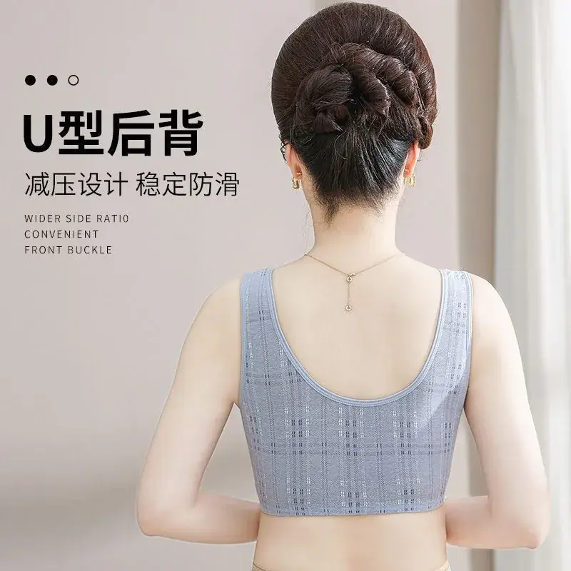 Pure Cotton Front Buckle Bra for Women - Image 7