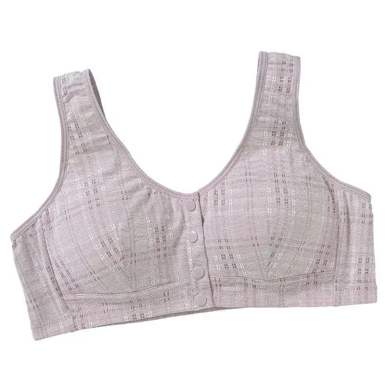 Pure Cotton Front Buckle Bra for Women - Image 9