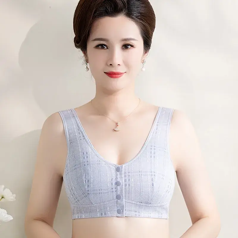 Pure Cotton Front Buckle Bra for Women - Image 3