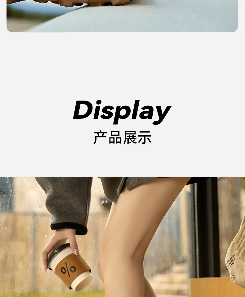 New Autumn and Winter Cotton Shoes for Home Use, Thick-Soled Cotton Slippers for Outer Wear, Non-Slip, Waterproof, Dirt-Resistant, Warm and Root-Wrapped Cotton Shoes — feature 12